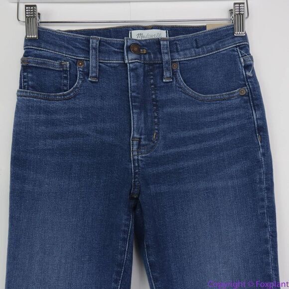NEW Madewell 9" Mid-Rise‎ Skinny Jeans in Orland Wash: TENCEL™ Denim 24 - Picture 4 of 16